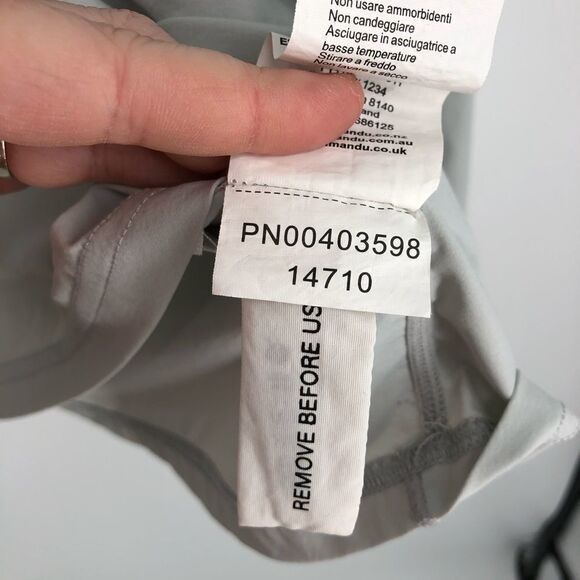 KATHMANDU Hooded Half Zip Pullover Powder Gray - Picture 9 of 9